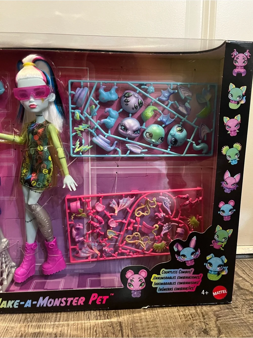 Mattel Monster High Frankie Stein Make-a-Monster Pet Doll Playset New